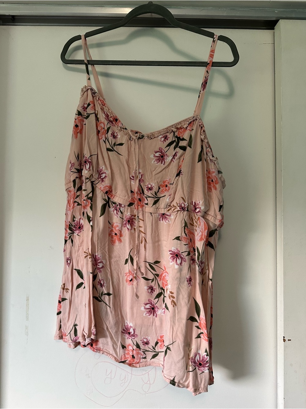 torrid Blush Floral Spaghetti Strap Camisole